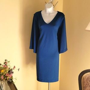 Chicos Royal Blue Dress size 3 16/18 NWOT